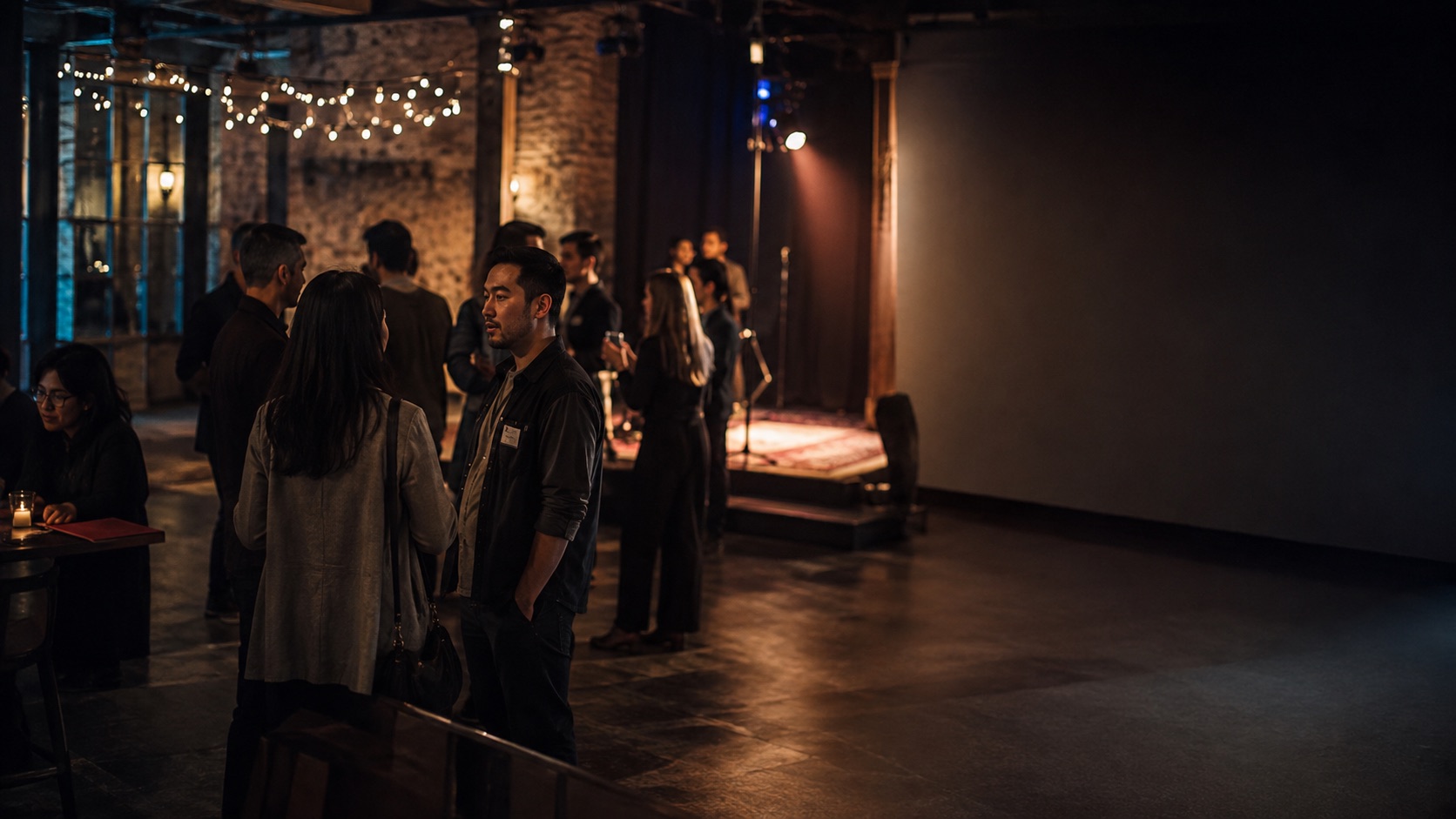 Toronto founders connecting at a startup community meetup